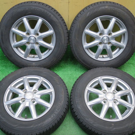 バリ溝！22年！8.5分★スタッドレス 145/80R13 ヨコハマ アイスガード iG60 LAYCEA レイシア 13インチ PCD100/4H★5110405NJス