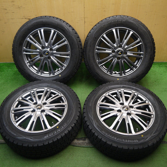 バリ溝！キレイ！9.5分★スタッドレス 185/65R15 ダンロップ ウインターマックス WM01 Fang SINOLION ファング 15インチ PCD100/4H★5071804Hス
