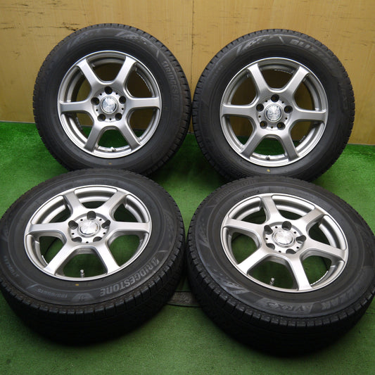 バリ溝！22年！9.5分★スタッドレス 195/65R15 ブリヂストン ブリザック VRX3 LAYCEA 02 レイシア 15インチ PCD114.3/5H★5060308Hス
