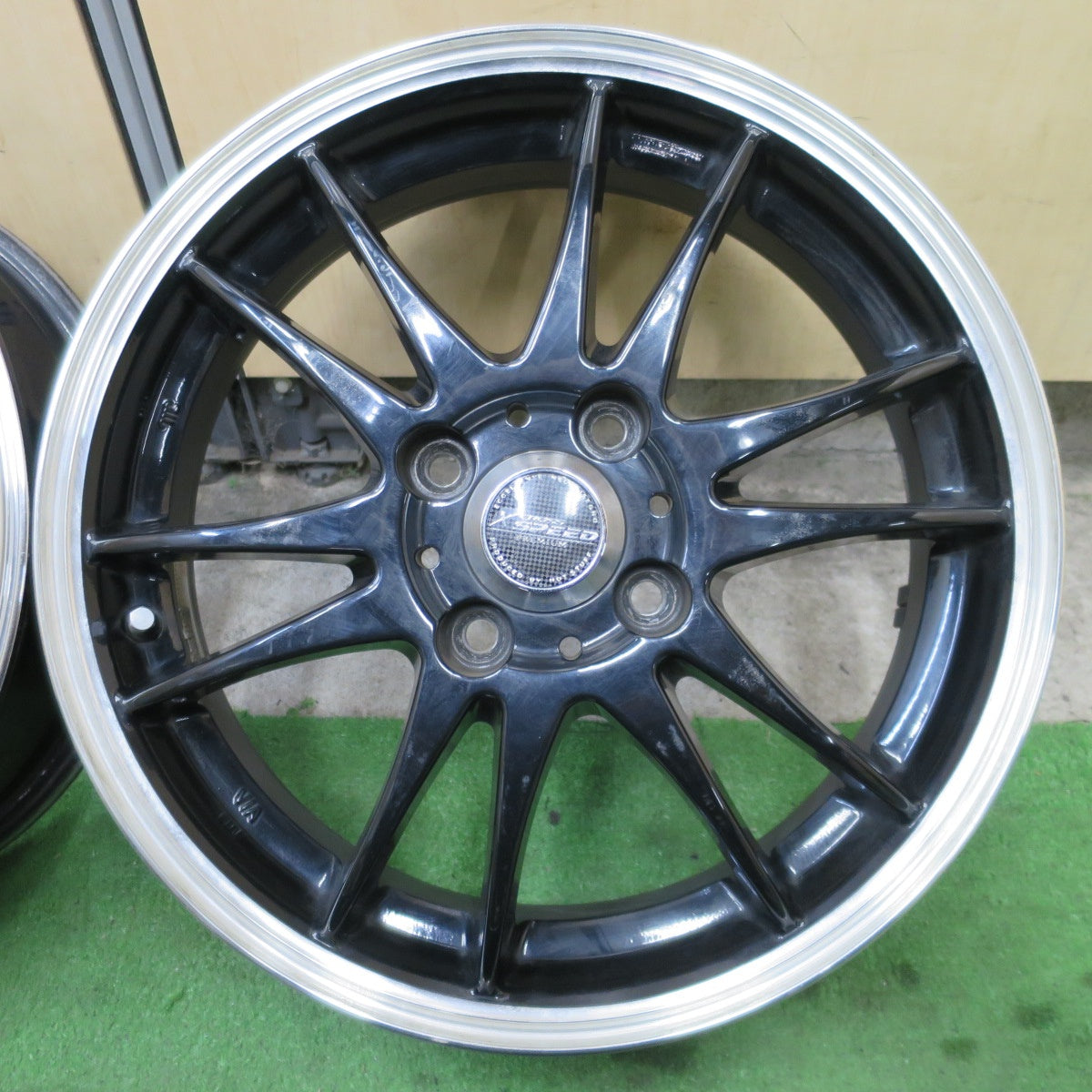 4本価格★X CROSS SPEED PREMIUM HOT STUFF 15インチ ホイール クロススピード ホットスタッフ 15×4.5J PCD100/4H★6052502NGホ