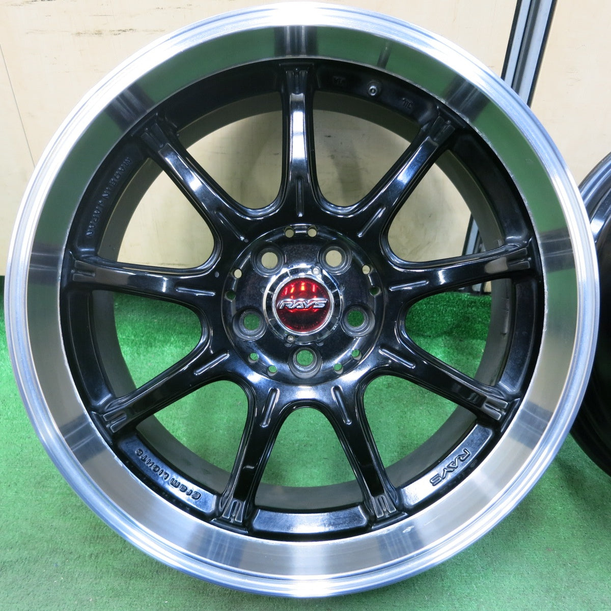 [送料無料] 4本価格★RAYS GRAM LIGHTS 57GAINER 18インチ ホイール レイズ グラムライツ 18×7.5J PCD100/5H★4110802SYホ