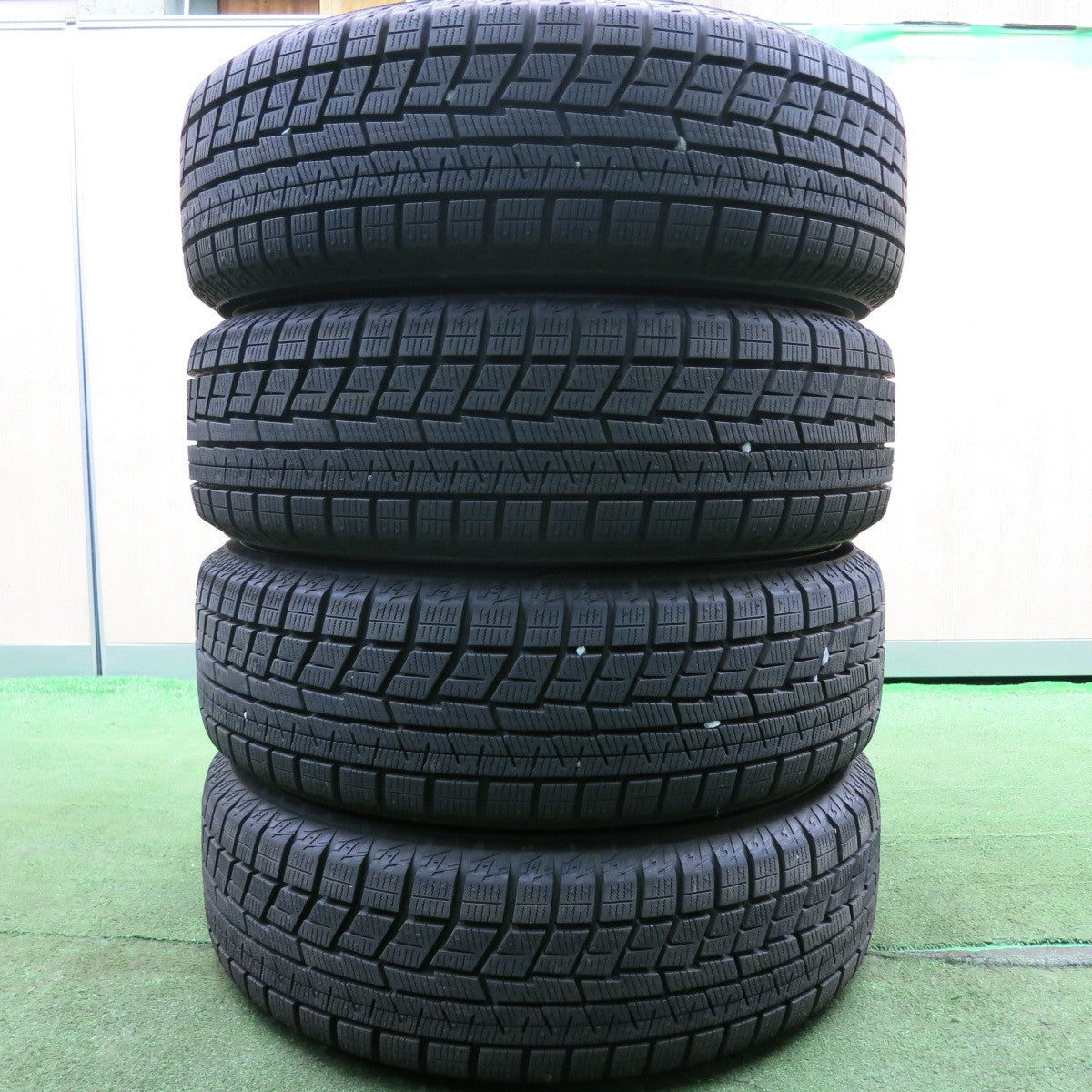 *送料無料* バリ溝！22年！9.5分以上★スタッドレス 175/65R14 ヨコハマ アイスガード iG60 スチール ホイール 14インチ PCD100/4H★4052501HAス