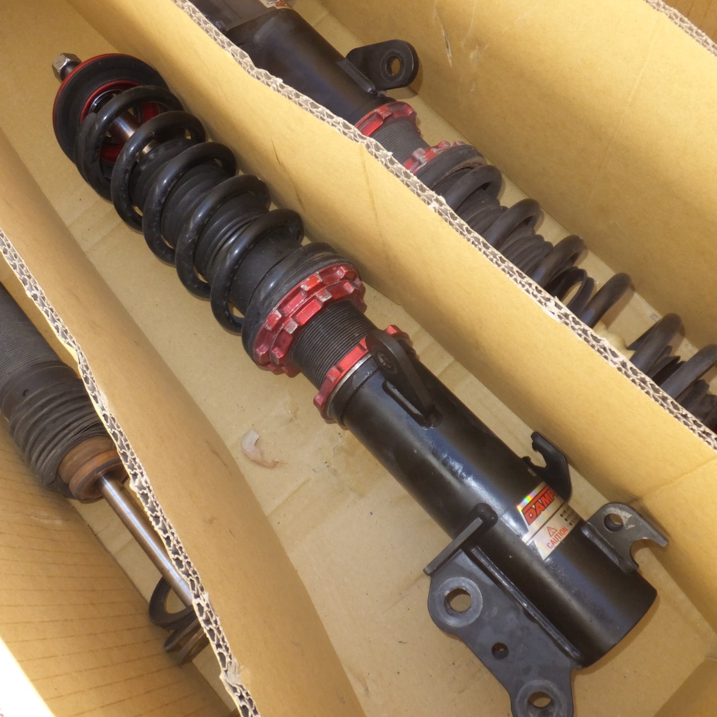 [送料無料] 岐阜発★ブリッツ BRITZ ホンダ N-BOXカスタム JF3 車高調 DAMPER ZZ-R 92389 サスペンション 一式 セット★ジャンク