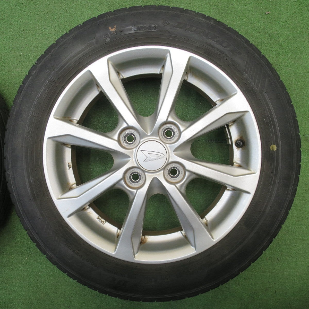 4本価格！23年★ダイハツ ミライース 純正 155/65R14 ダンロップ LE MANS V+ ルマン5+ 14インチ PCD100/4H★6032604NJノ
