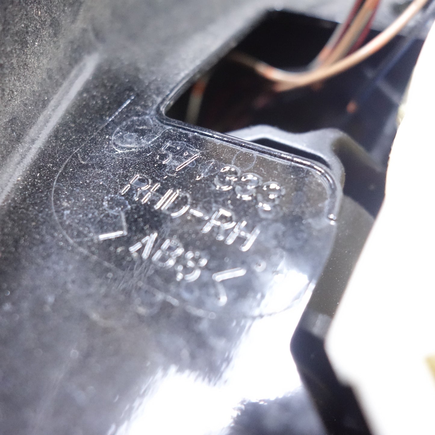 [送料無料] ◆レクサス GS GRL10-16 純正 ドア ミラー 027486 KOITO 50-153 右側のみ 黒 現状品◆