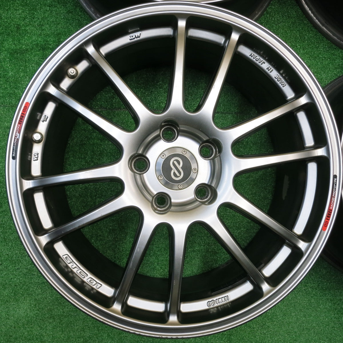 4本価格★ENKEI GTC01 エンケイ 18インチ ホイール 18×7.5J 18×8J PCD114.3/5H★5101207HAホ