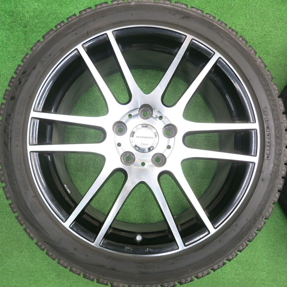 [送料無料] 4本価格★スタッドレス 225/45R18 ブリヂストン ブリザック VRX WIZARD ATECH ウィザード PCD114.3/5H★4102905HAス