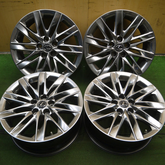 *送料無料* 新車外し★レクサス LS500h バージョンL 純正 ホイール 19インチ 19×8J PCD120/5H★4040215Hホ