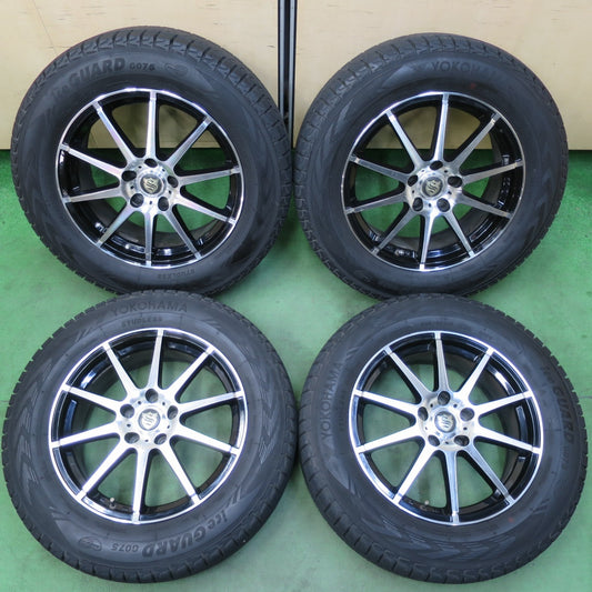 バリ溝！9.5分★スタッドレス 225/65R17 ヨコハマ アイスガード G075 社外 アルミ 17インチ PCD114.3/5H★5042909イス