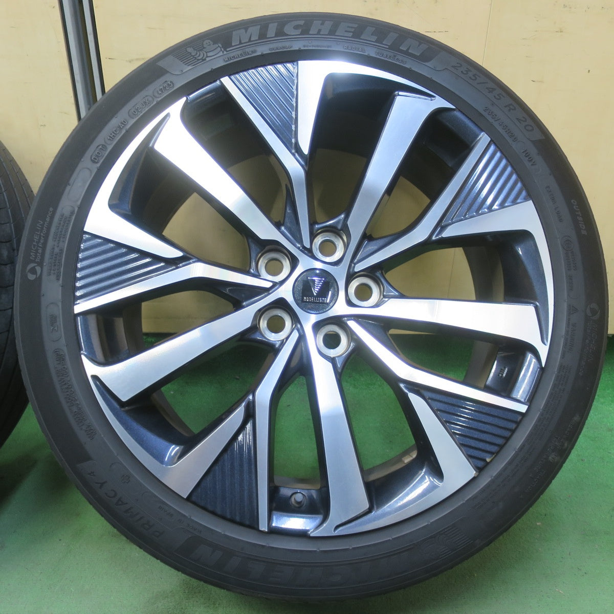 キレイ！23年◎40系 アルファード 等 MODELLISTA WingDancer XVII ENKEI 235/45R20 ミシュラン プライマシー4 モデリスタ 20インチ PCD120/5H◎6091110イノ