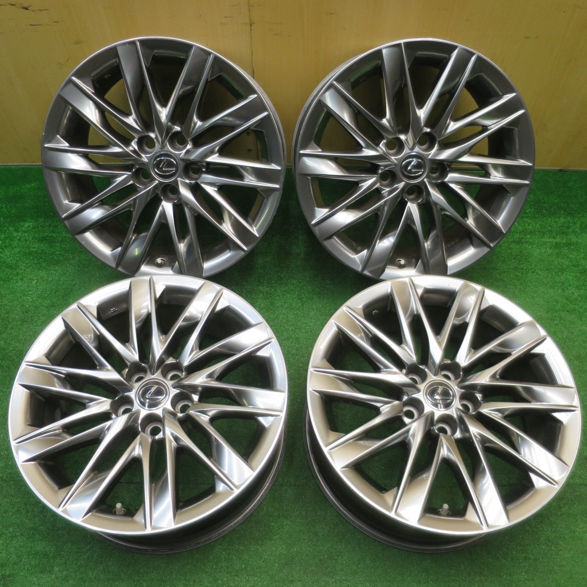 キレイ★レクサス LS バージョンL 純正 ホイール 19インチ 19×8J PCD120/5H★5102402NJホ