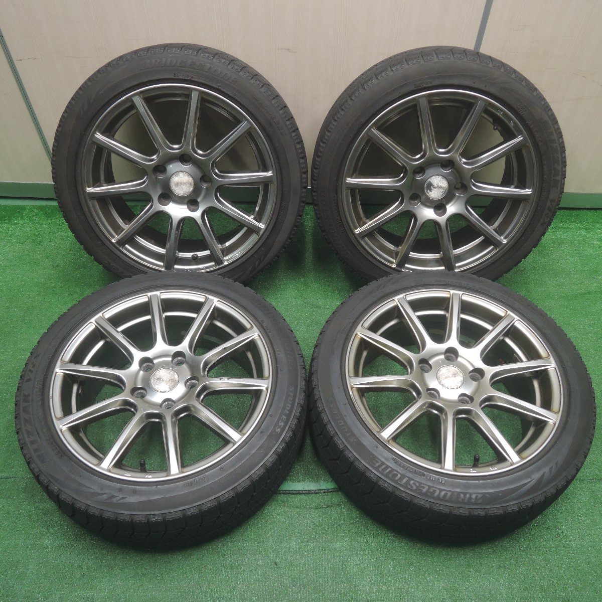 4本価格★スタッドレス BMW等 225/45R17 ECO FORME エコフォルム ブリヂストン ブリザック VRX 17インチ PCD120/5H★3092205SYス
