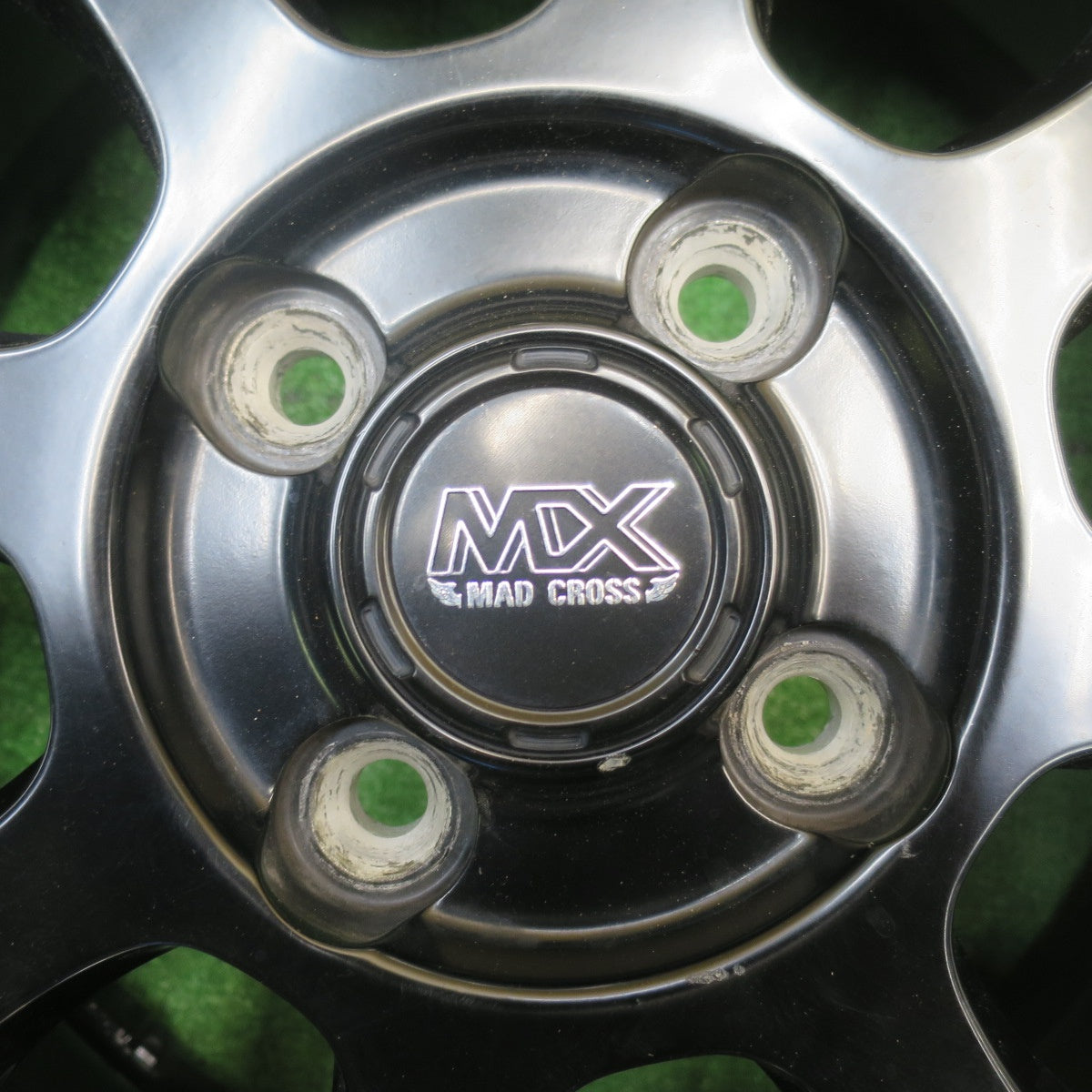 バリ溝！23年！9.5分★スタッドレス 165/55R14 ブリヂストン ブリザック VRX3 MX MAD CROSS MC-76 マッドクロス 14インチ 軽サイズ PCD100/4H★5111310NJス