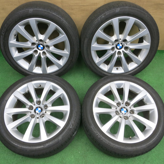 4本価格★BMW F10 F11 5シリーズ Vスポーク スタイリング 328 純正 245/45R18 ブリヂストン トランザ ER300 RFT 18インチ PCD120/5H★6013101NKノ
