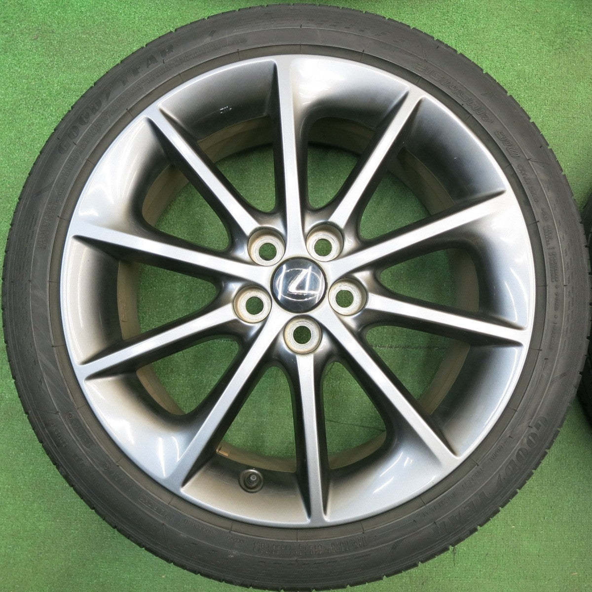 バリ溝！22年！9分★レクサス CT 200 h 純正 215/45R17 ハイフライ HF805 グッドイヤー EfficientGrip ECO EG02 17インチ PCD100/5H★6022303HAノ