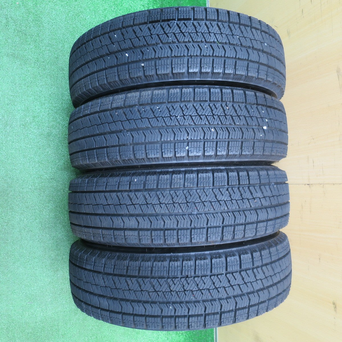 バリ溝！23年！9.5分★スタッドレス 155/65R14 ブリヂストン ブリザック VRX2 D.O.S. DOS 14インチ PCD100/4H★5110408NJス