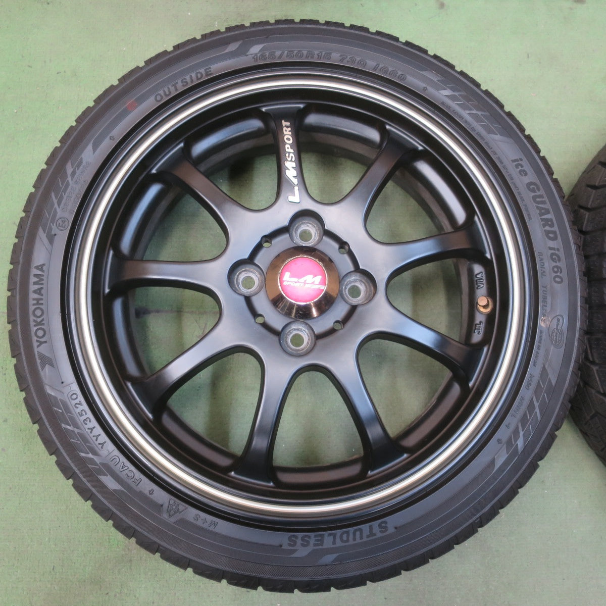 4本価格◎スタッドレス 165/50R15 ヨコハマ アイスガード iG60 LM SPORT LMスポーツ 15インチ 軽サイズ PCD100/4H◎6080705イス