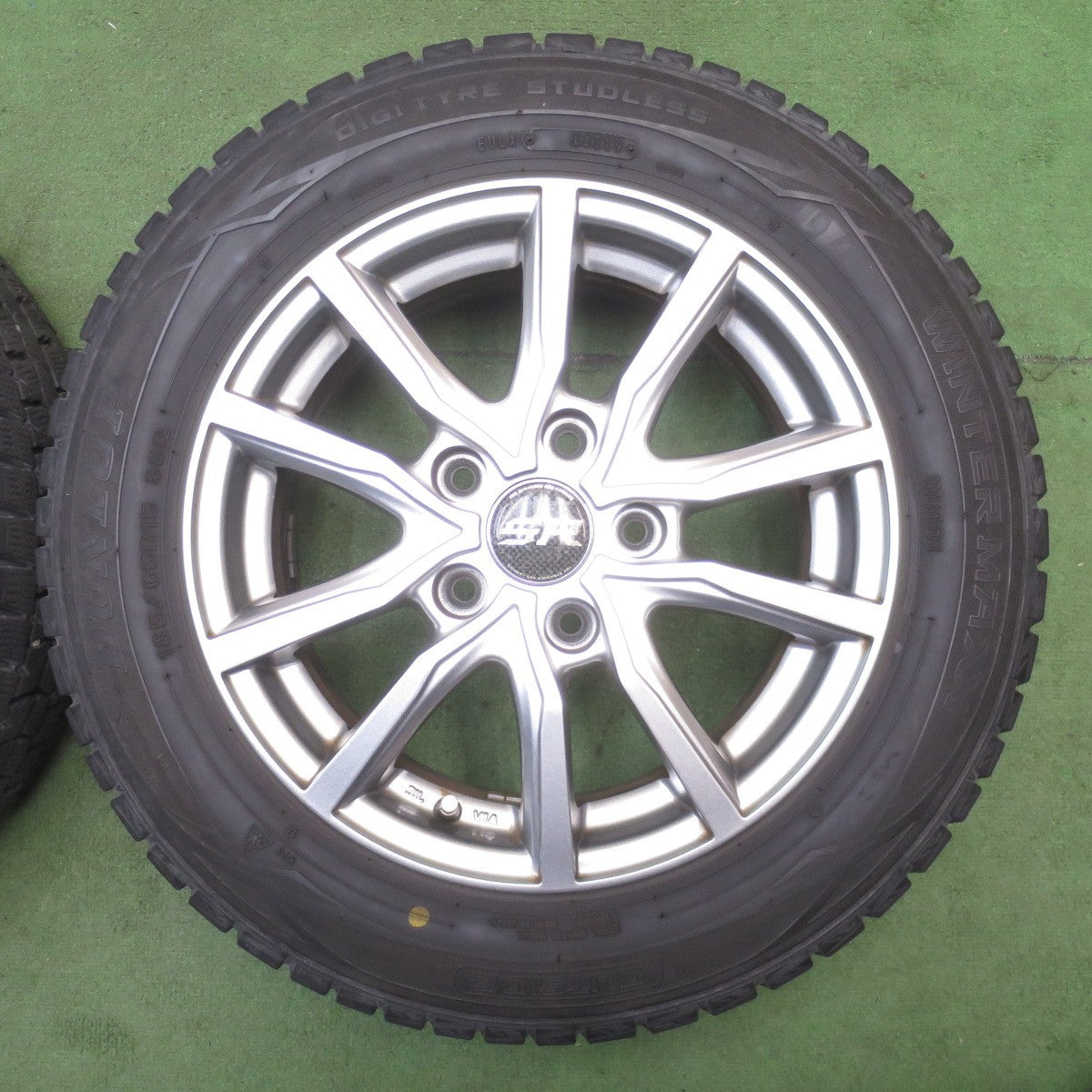 バリ溝！8.5分◎スタッドレス 185/65R15 ダンロップ ウインターマックス WM01 STRANGER ストレンジャー 15インチ PCD114.3/5H◎6062202NJス