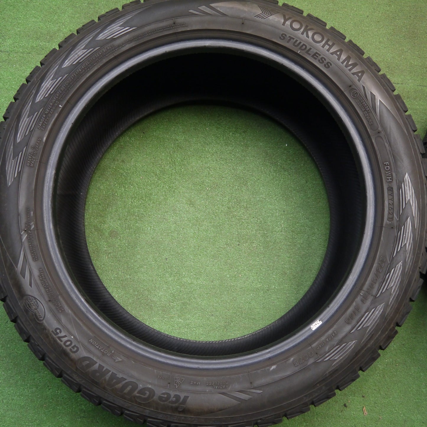 バリ溝！9.5分★スタッドレス 275/50R21 ヨコハマ アイスガード G075 タイヤ 21インチ レクサス LX ランクル ランドローバー レンジローバー 等★6013007Hス