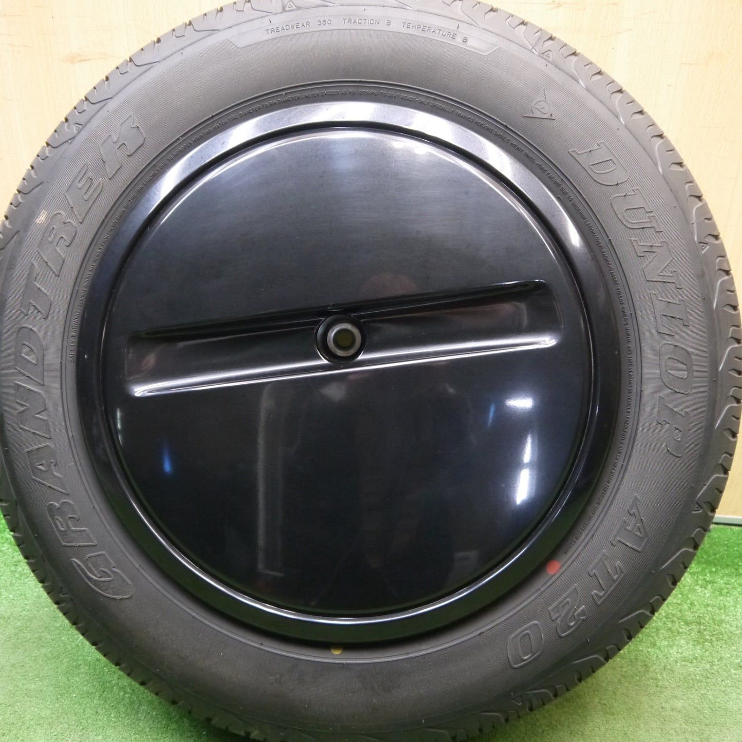 未使用！24年！1本★スズキ ジムニー シエラ 純正 スチール 195/80R15 ダンロップ AT20 グラントレック スペア 背面 15インチ PCD139.7/5H★6022401Hノ
