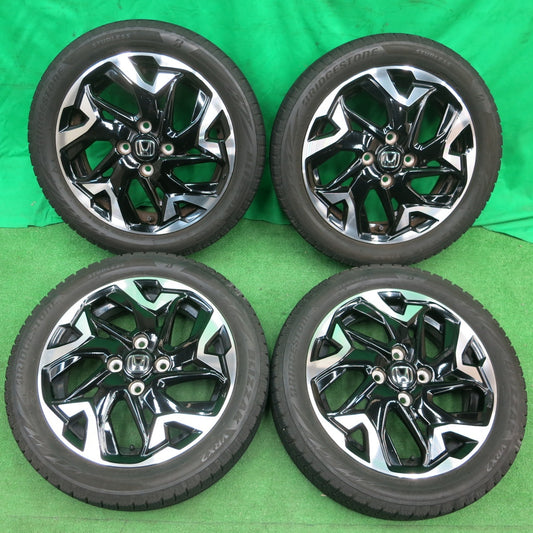 *送料無料* 4本価格★ホンダ N-BOX カスタム 純正 165/55R15 スタッドレス ブリヂストン ブリザック VRX2 15インチ PCD100/4H★4042902ナス