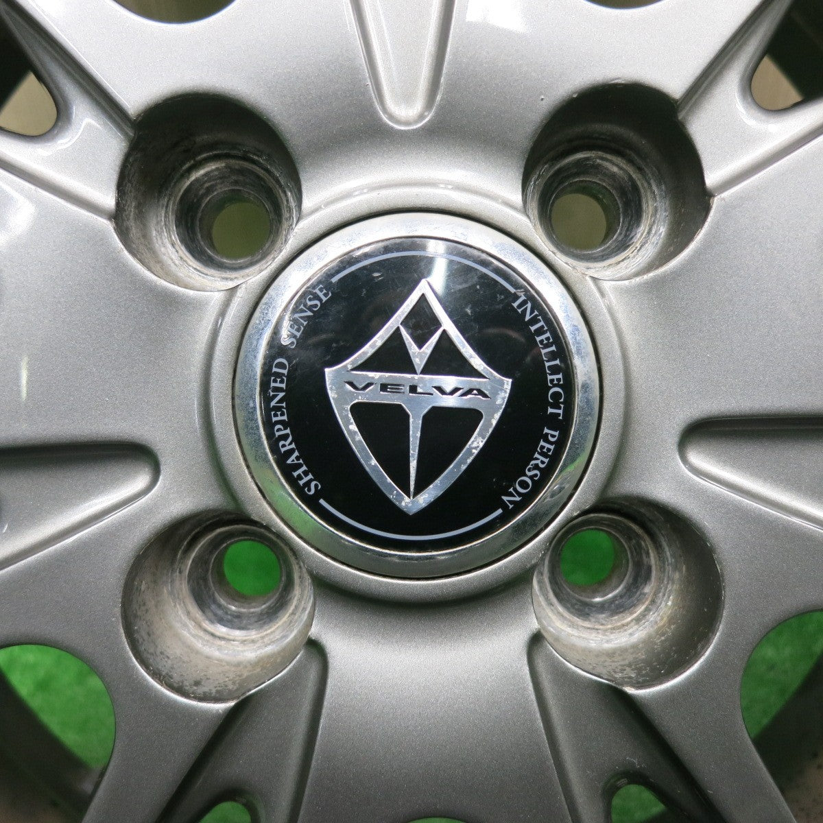 [送料無料] バリ溝！20年！キレイ！9分★スタッドレス 155/65R14 ダンロップ ウインターマックス WM02 VELVA ヴェルヴァ 14インチ PCD100/4H★4120903TNス