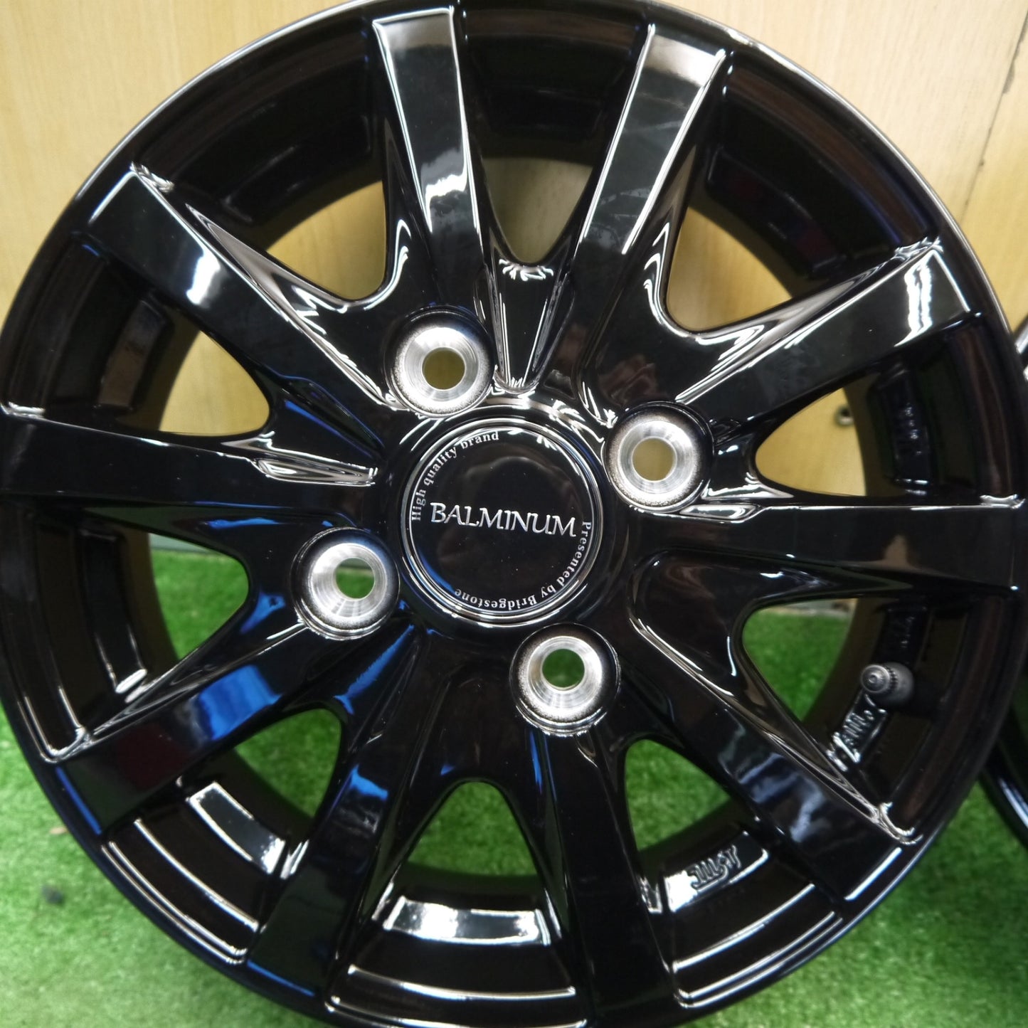 未使用★BALMINUM バルミナ BAL/LS10 12インチ ホイール 12×3.50B PCD100/4H★6042207Hホ