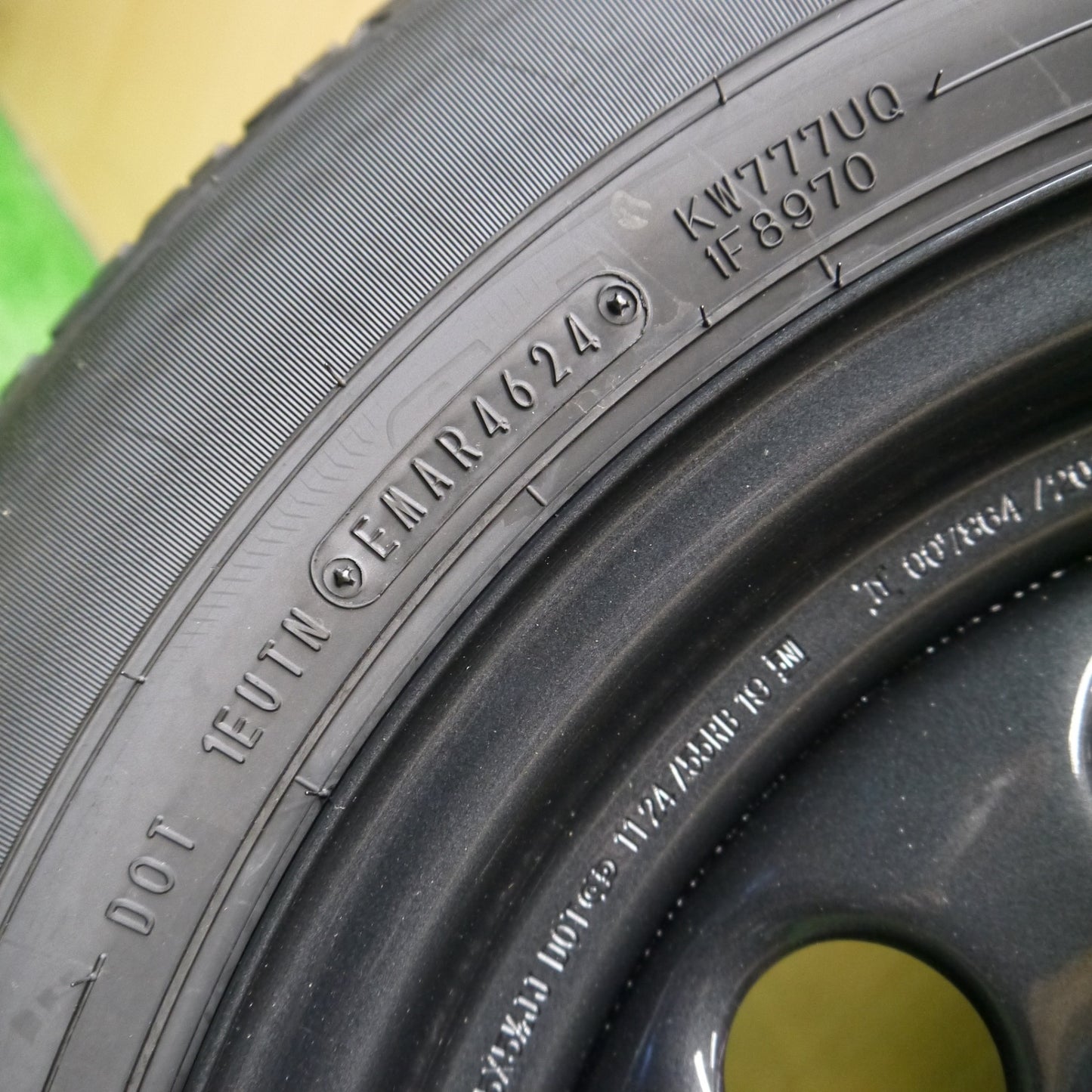 新車外し！24年！1本★スズキ ジムニー シエラ 純正 スチール 195/80R15 ダンロップ AT20 グラントレック スペア 15インチ PCD139.7/5H★5051910Hノ