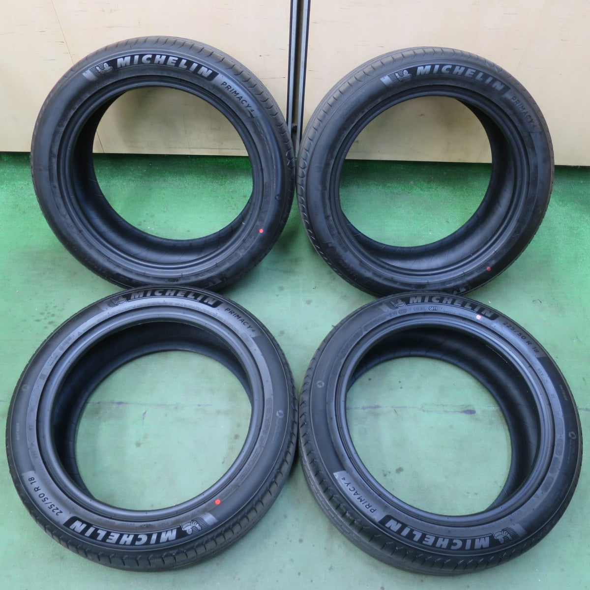 新車外し！25年★225/50R18 ミシュラン プライマシー4 PRIMACY4 タイヤ 18インチ レクサス UX カローラクロス ヴェゼル エリシオン C-HR 等★6021002イノタ