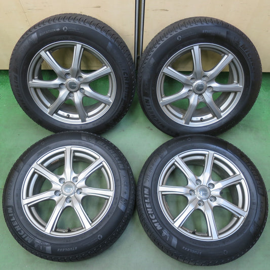 4本価格◎スタッドレス 215/60R17 ミシュラン X-ICE3+ MILLOUS Ki ミルアス 17インチ PCD114.3/5H◎6082405イス
