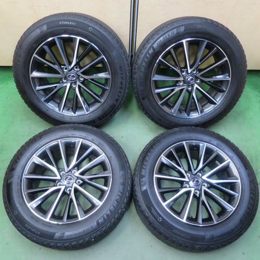 キレイ！23年★レクサス NX バージョンL 純正 235/60R18 スタッドレス ミシュラン X-ICE SNOW SUV 18インチ PCD114.3/5H★6042804イス