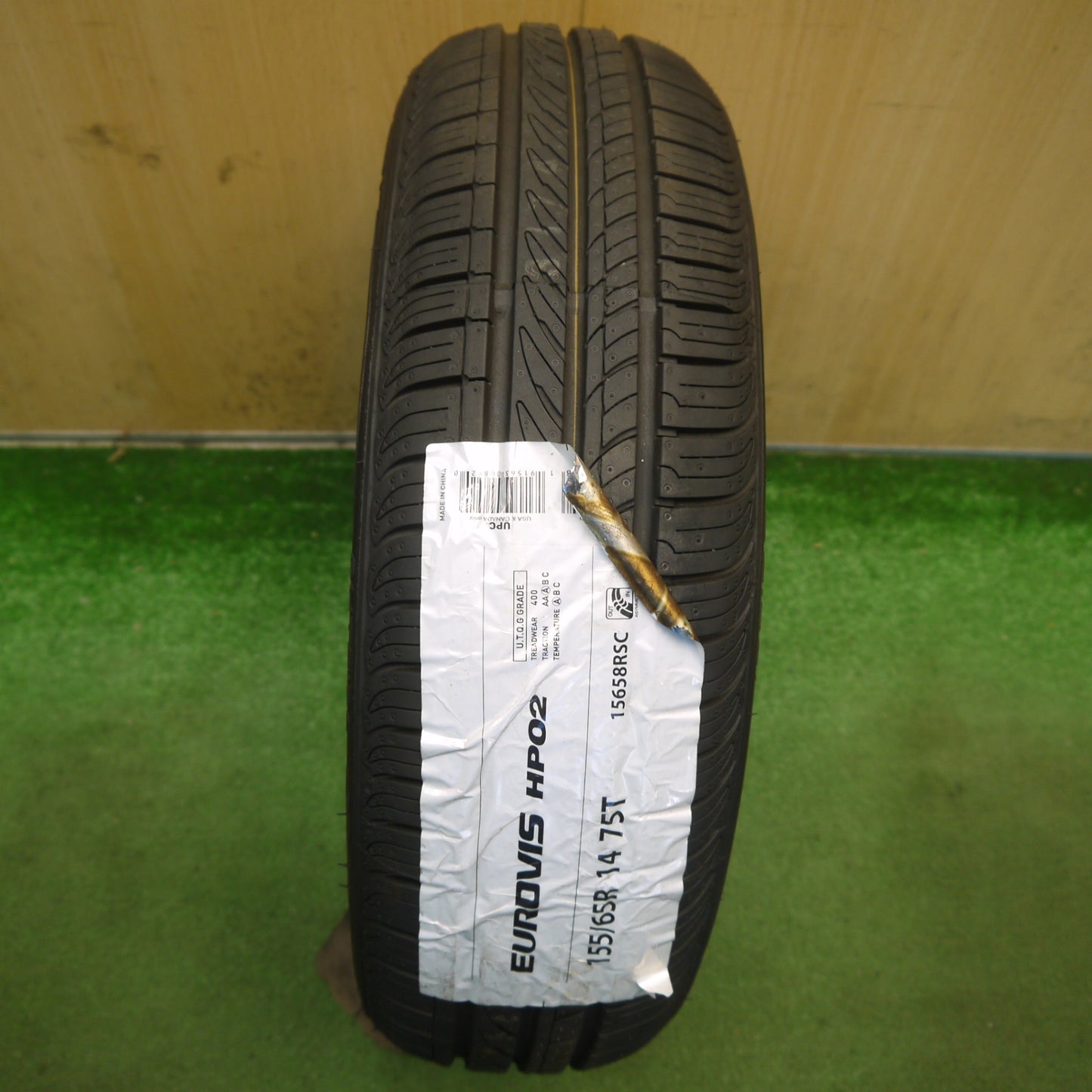 未使用！25年！1本◎155/65R14 ロードストーン EUROVIS HP02 タイヤ 14インチ N-BOX ワゴンR タント ムーヴ 等◎6090109Hノタ