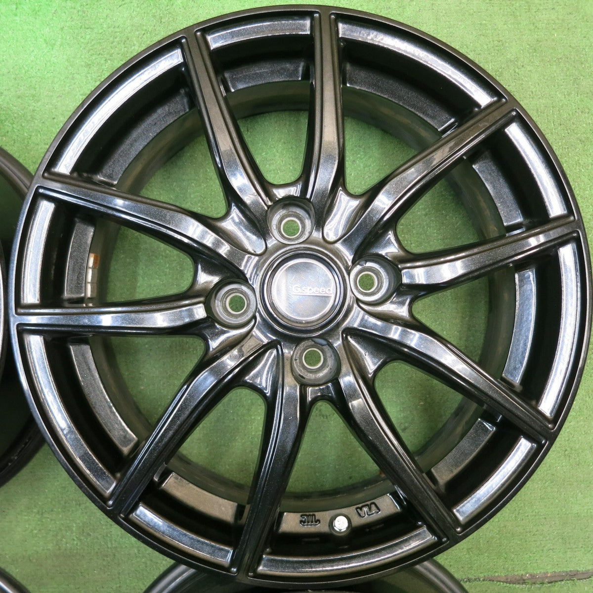 4本価格★G.speed 15インチ ホイール Gスピード 15×5.5J PCD100/4H★6062406HAホ