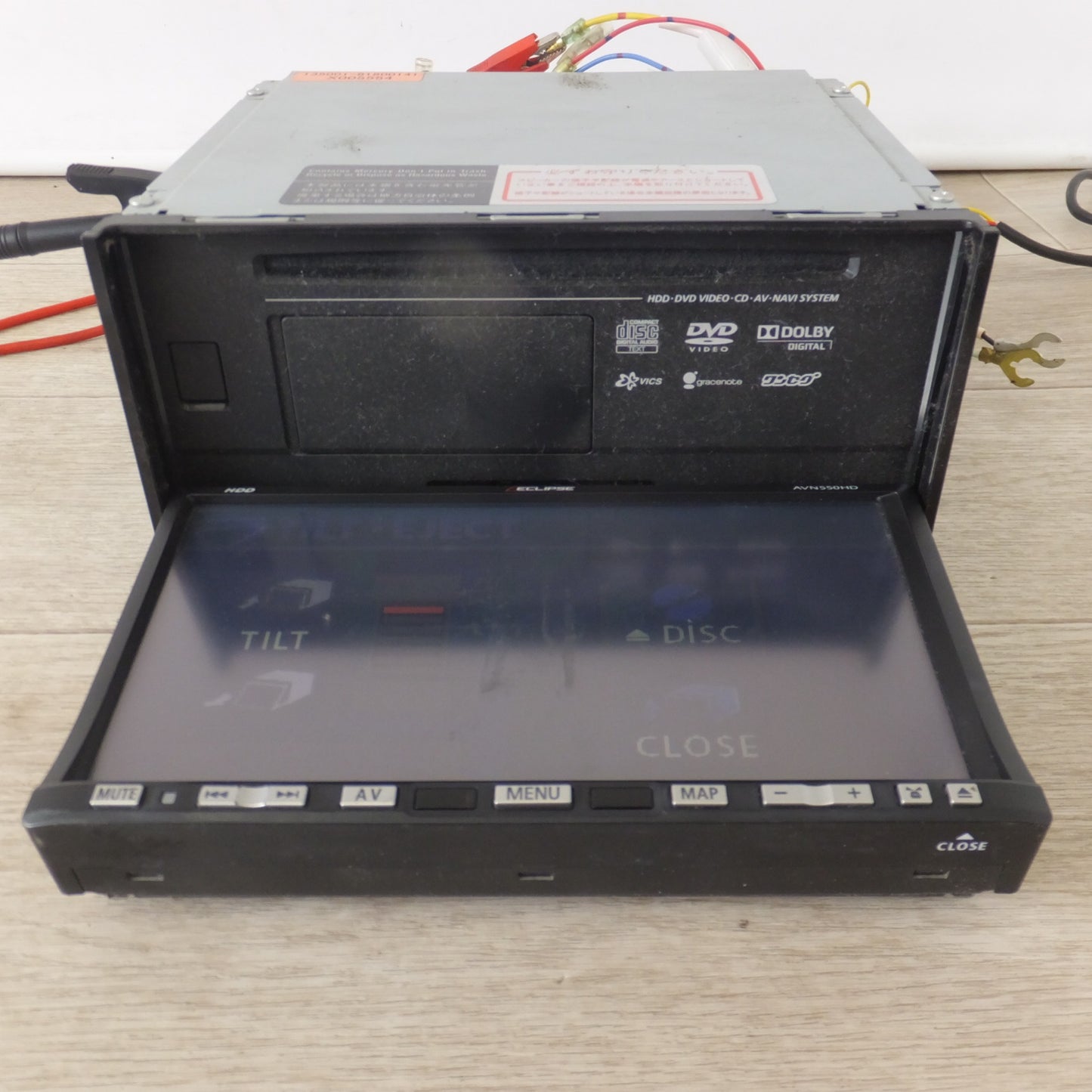 [送料無料] ★富士通テン イクリプス ECLIPSE HDDナビゲーション AVN550HD(18)★