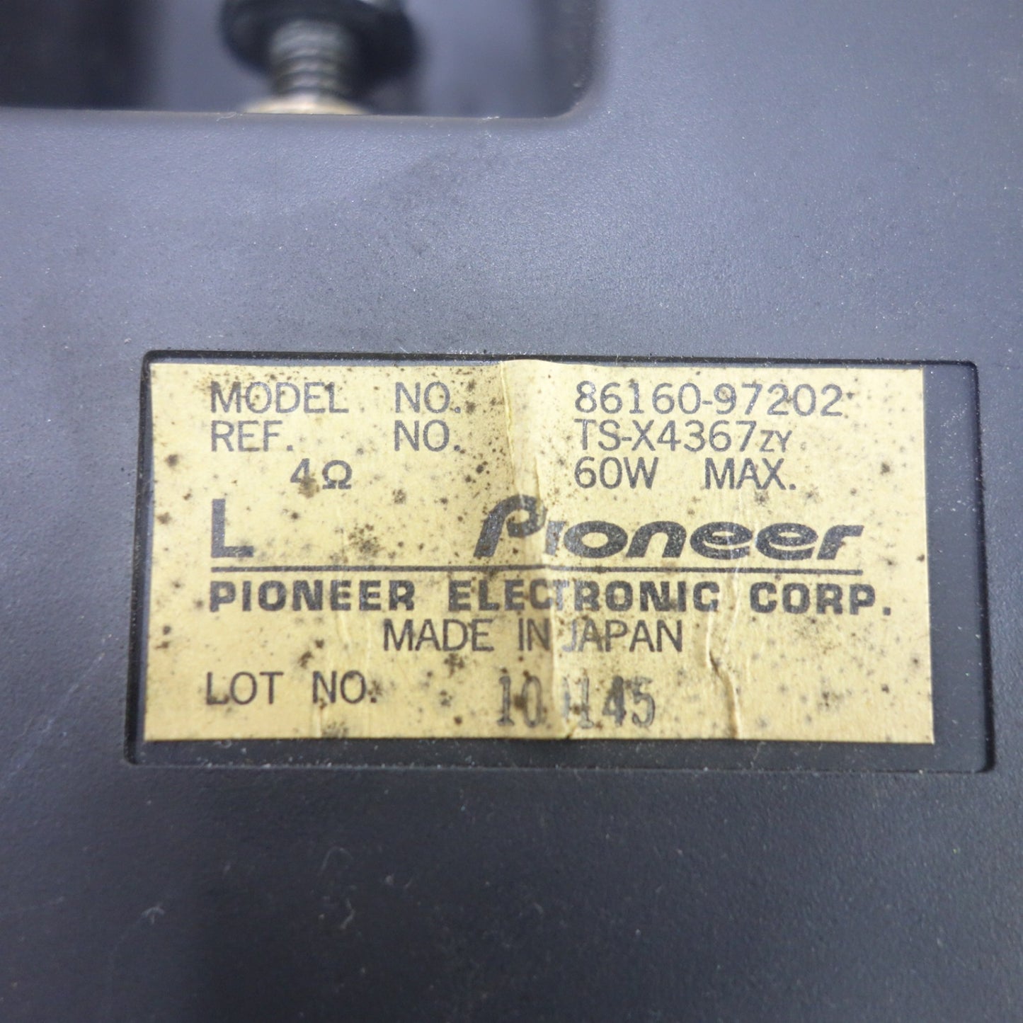 [送料無料] 左右セット◆ダイハツ ムーブ カスタム 純正 Pioneer carrozzeria スピーカー NO.86150-97211 TS-X4366ZY NO.86160-97202 TS-X4367ZY パイオニア カロッツェリア◆