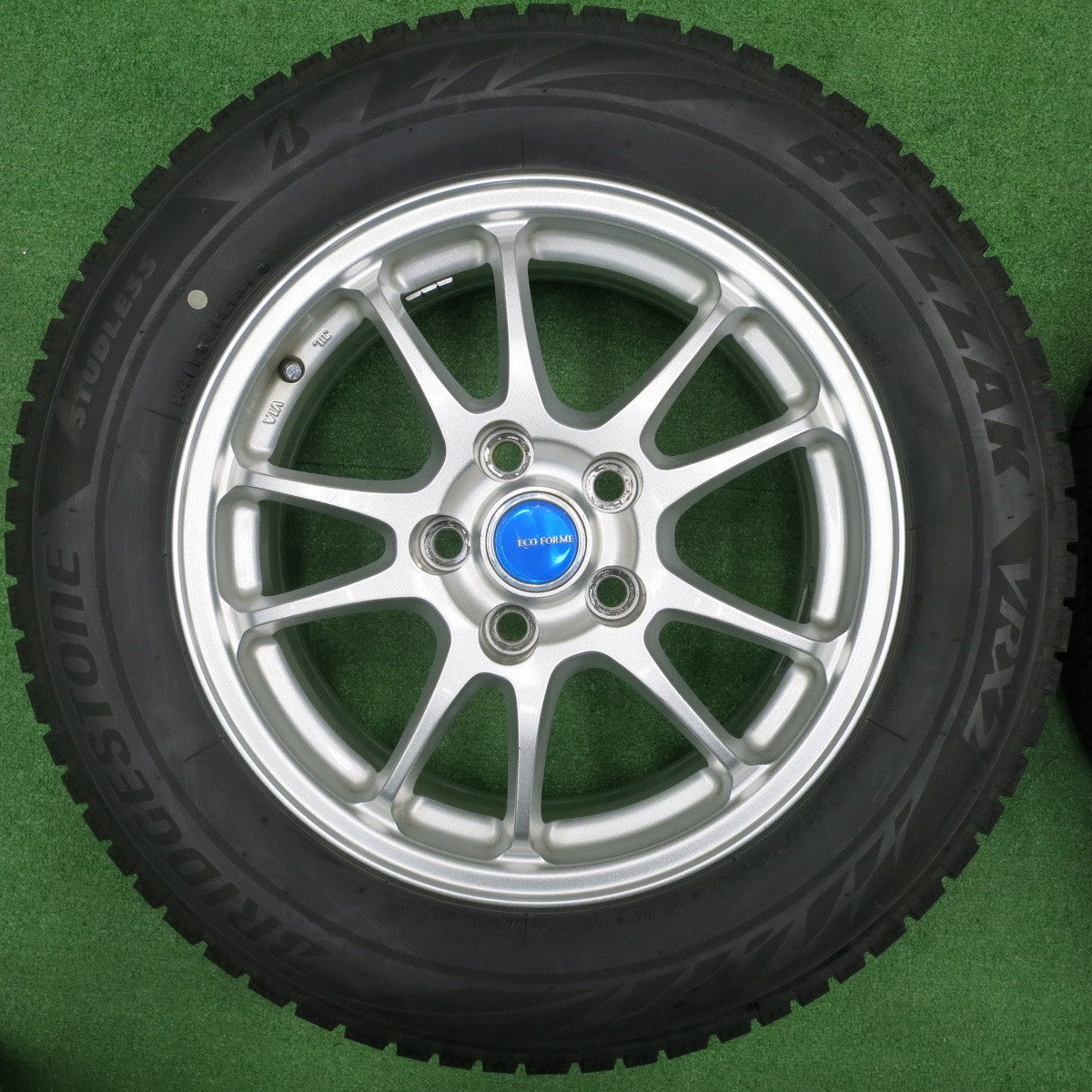 [送料無料] バリ溝！21年！キレイ！9分★スタッドレス 215/60R16 ブリヂストン ブリザック VRX2 ECO FORME エコフォルム 16インチ PCD114.3/5H★4102801NJス