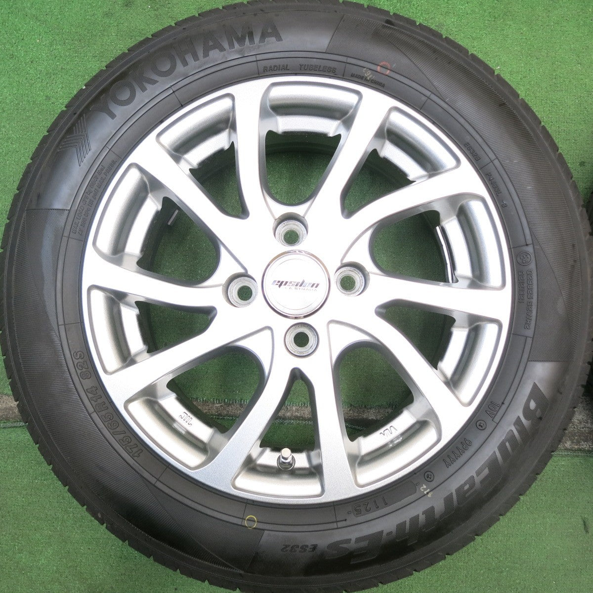 タイヤほぼ未使用！25年！キレイ★175/65R14 ヨコハマ BluEarth-ES ES32 Epsilon LA STRADA 阿部商会 14インチ ブルーアース PCD100/4H★5062809HAノ