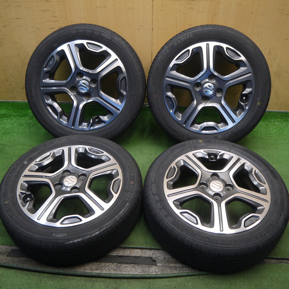 4本価格！23年◎スズキ MR31S MR41S ハスラー 純正 165/60R15 ケンダ KOMET Plus KR23A 15インチ PCD100/4H◎6090403Hノ