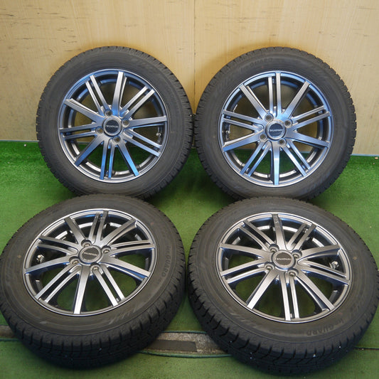 バリ溝！キレイ！8.5分◎スタッドレス 165/65R15 ヨコハマ アイスガード iG60 BALMINUM BR10 バルミナ 15インチ タフト ソリオ 等 PCD100/4H◎6081904Hス