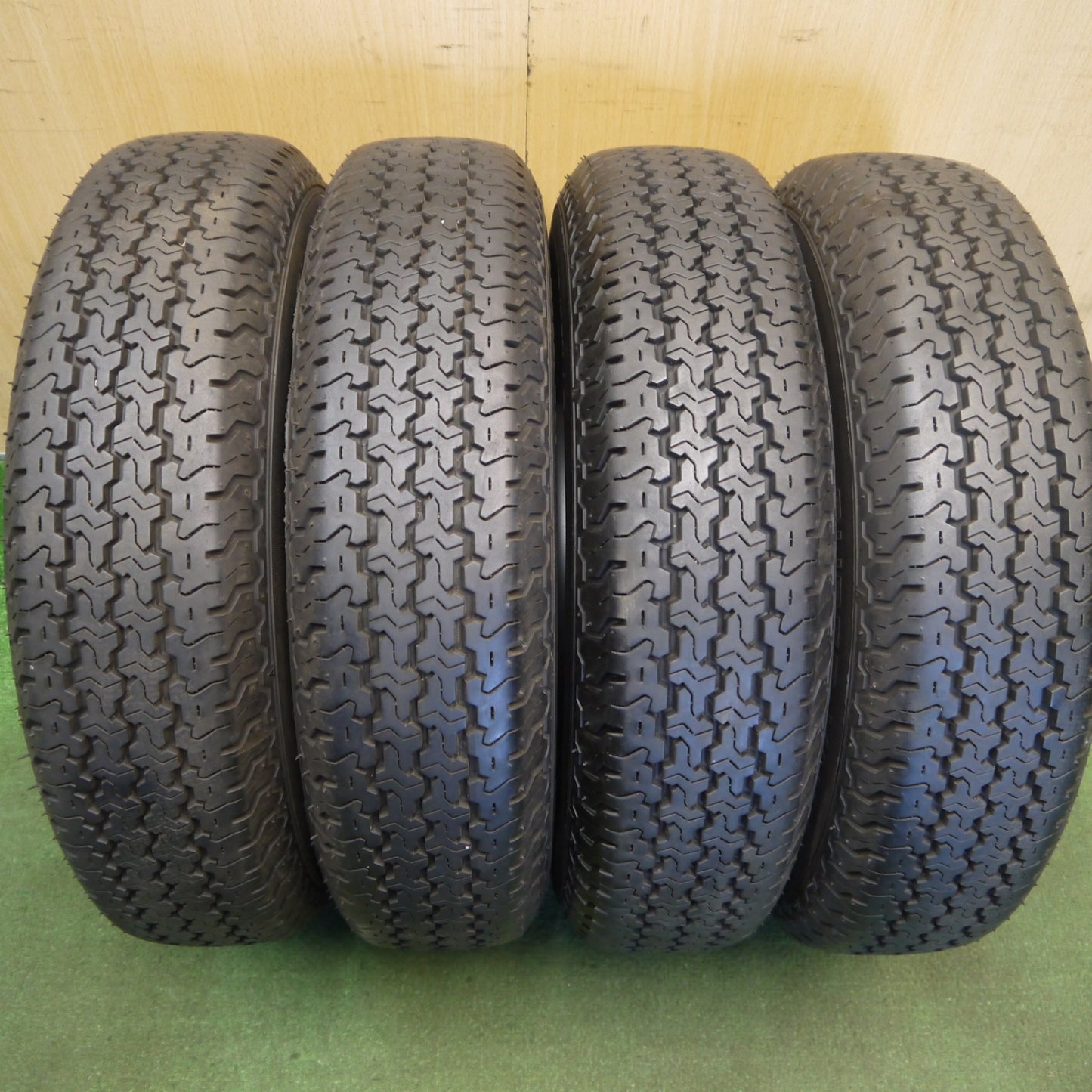 新車外し！23年★スズキ キャリイ 純正 スチール 145/80R12 80/78N ヨコハマ SUPER VAN 355 12インチ PCD100/4H★6060103Hノ