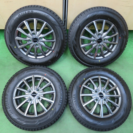 超バリ溝！23年！キレイ！ほぼ10分★スタッドレス 145/80R13 ヨコハマ アイスガード iG60 BALMINUM バルミナ 13インチ PCD100/4H★4123014イス
