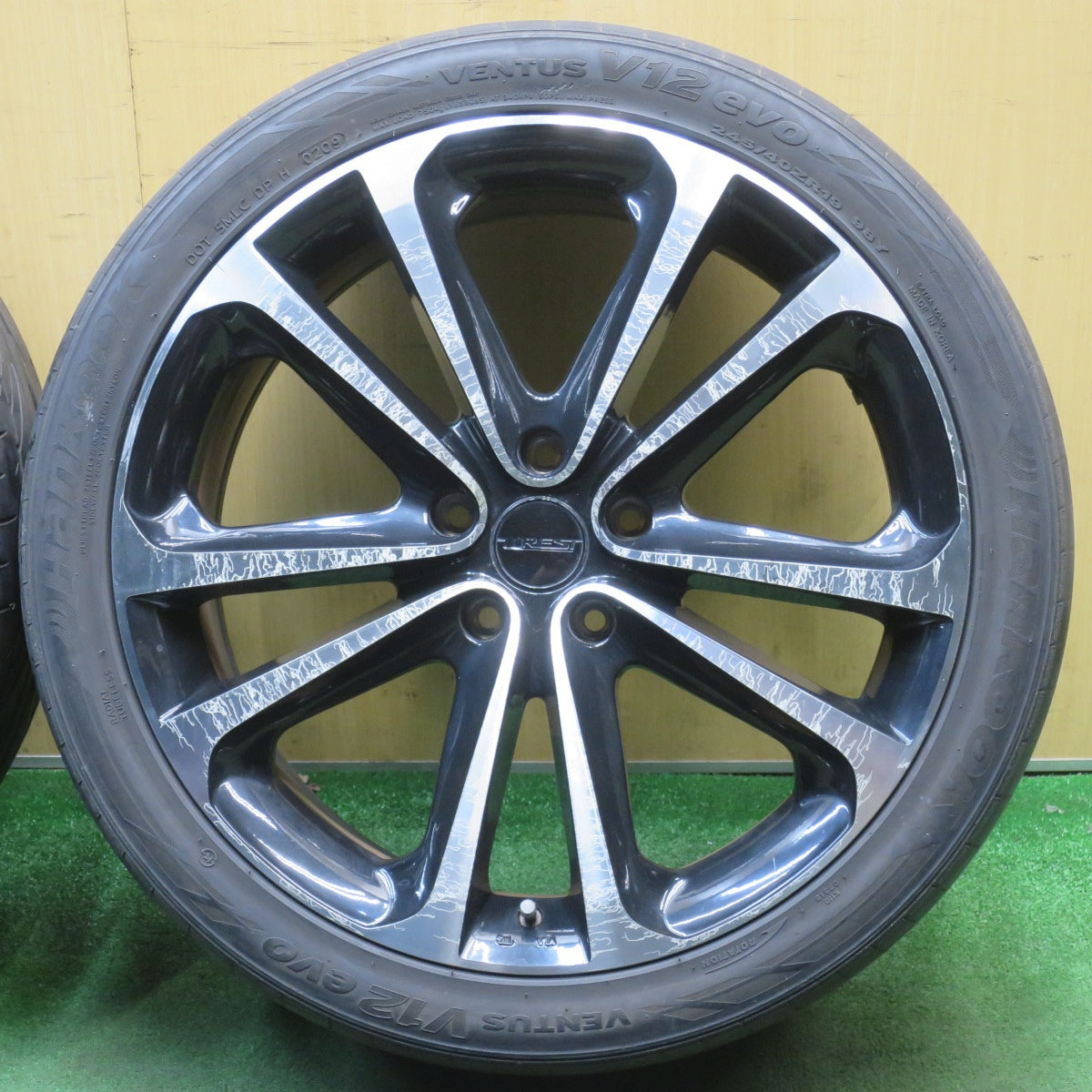 4本価格★245/40R19 ハンコック ベンタス V12 evo WREST WS-4 ヴァレスト 19インチ PCD114.3/5H★6051805NJノ