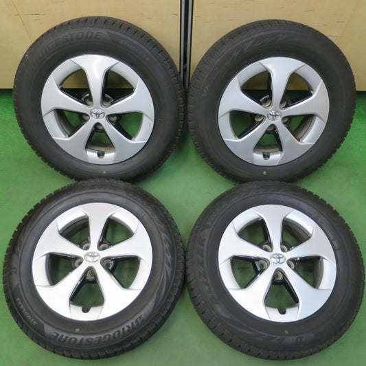 バリ溝！22年！9分★トヨタ 30系 プリウス 純正 195/65R15 スタッドレス ブリヂストン ブリザック VRX2 15インチ PCD100/5H★5040905イス