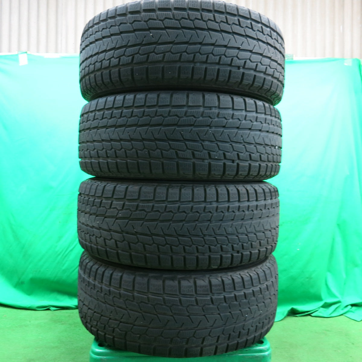 *送料無料* キレイ★スタッドレス KEELER キーラー 265/60R18 ヨコハマ アイスガード G075 18インチ PCD139.7/6H★4053103ナス