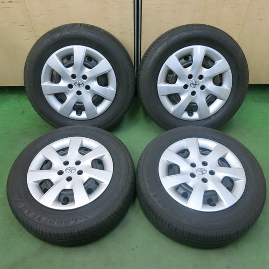 バリ溝！21年！9.5分★トヨタ 20系 ウィッシュ 純正 スチール 195/65R15 グッドイヤー EfficientGrip ECO EG02 15インチ PCD100/5H★5092901SKノ