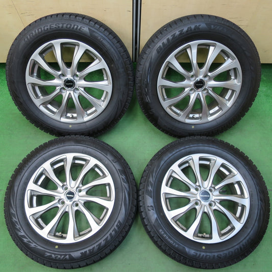 [送料無料] バリ溝！キレイ！9分★スタッドレス 195/65R16 ブリヂストン ブリザック VRX2 BALMINUM バルミナ 16インチ PCD100/4H★4120602イス