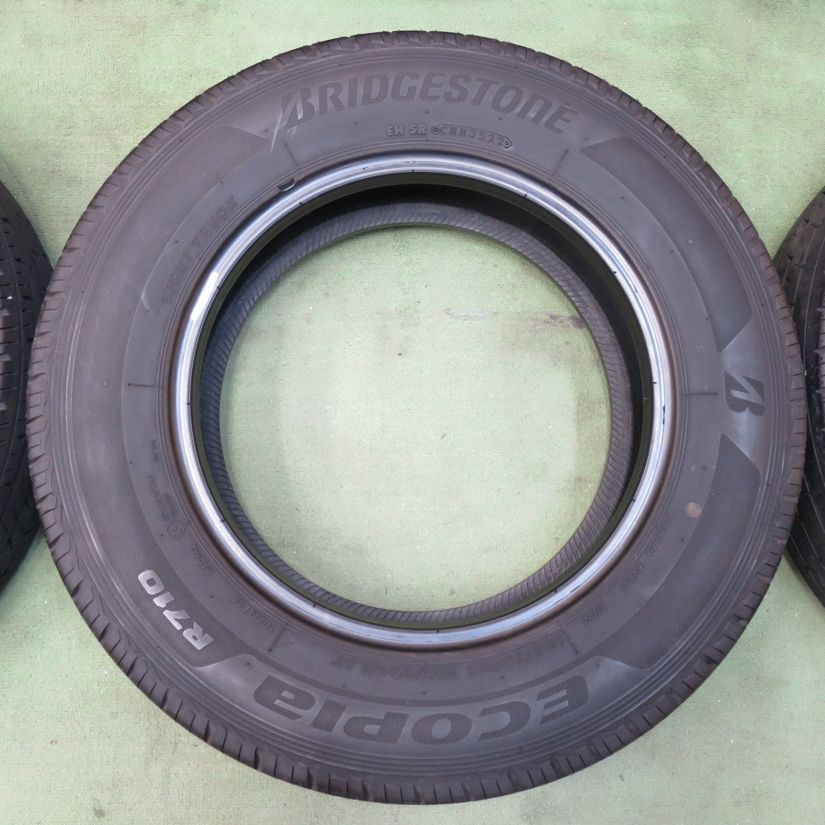 バリ溝！22年！9.5分！6本★185/75R15 106/104N ブリヂストン エコピア R710 タイヤ 15インチ カムロード ハイエース キャラバン キャンピングカー 等★5110308イノタ