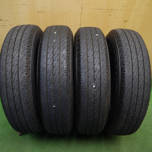 新車外し！25年★165/80R14 91/90N ブリヂストン エコピア R680 タイヤ 14インチ プロボックス ADバン サクシード バネット 等★6020902Hノタ