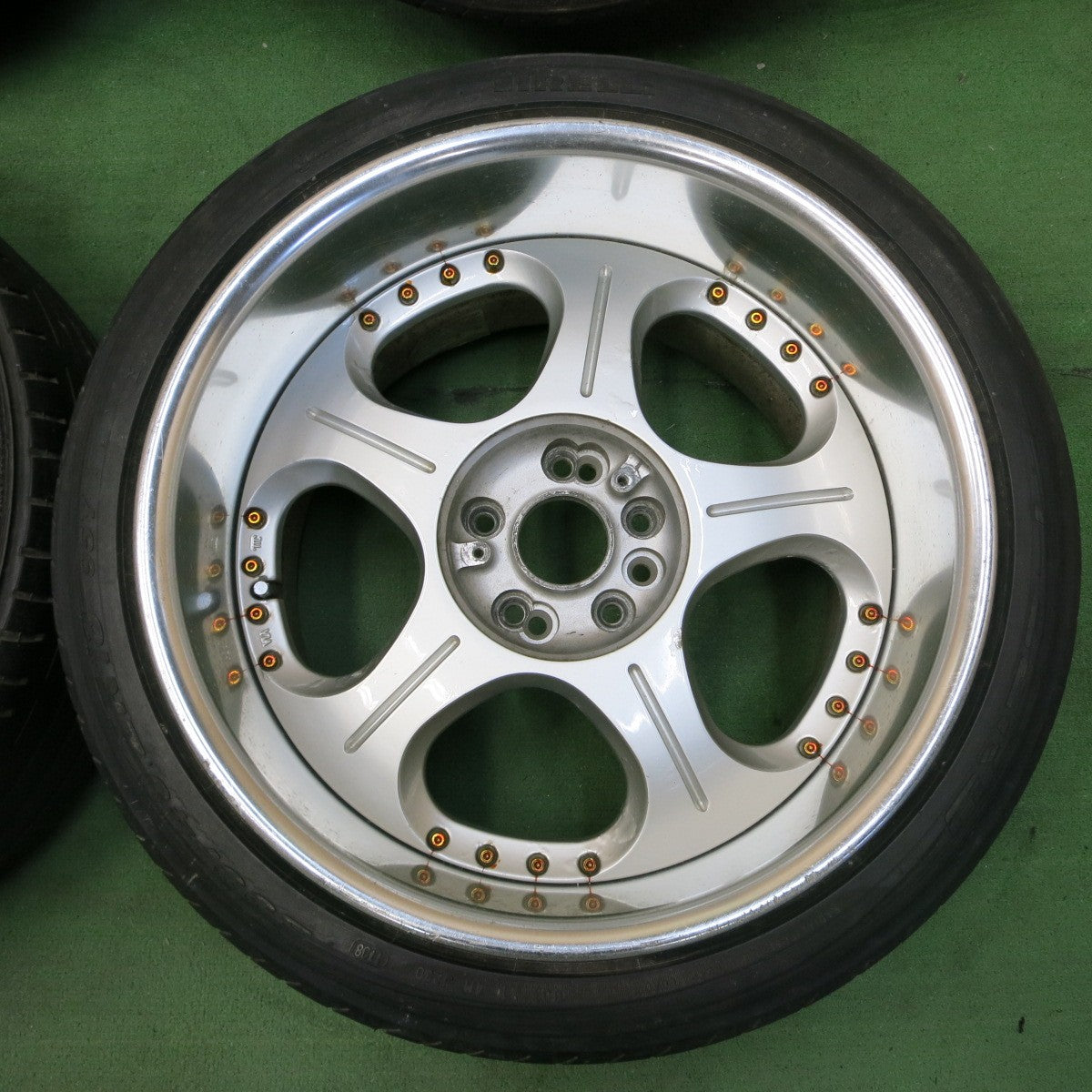 [送料無料] バリ溝！9分★SPEED STAR アンドリューD 225/40R18 235/40R18 レーダー ピレリ ブリヂストン スピードスター PCD114.3/4H 5H マルチ★4092501ナノ