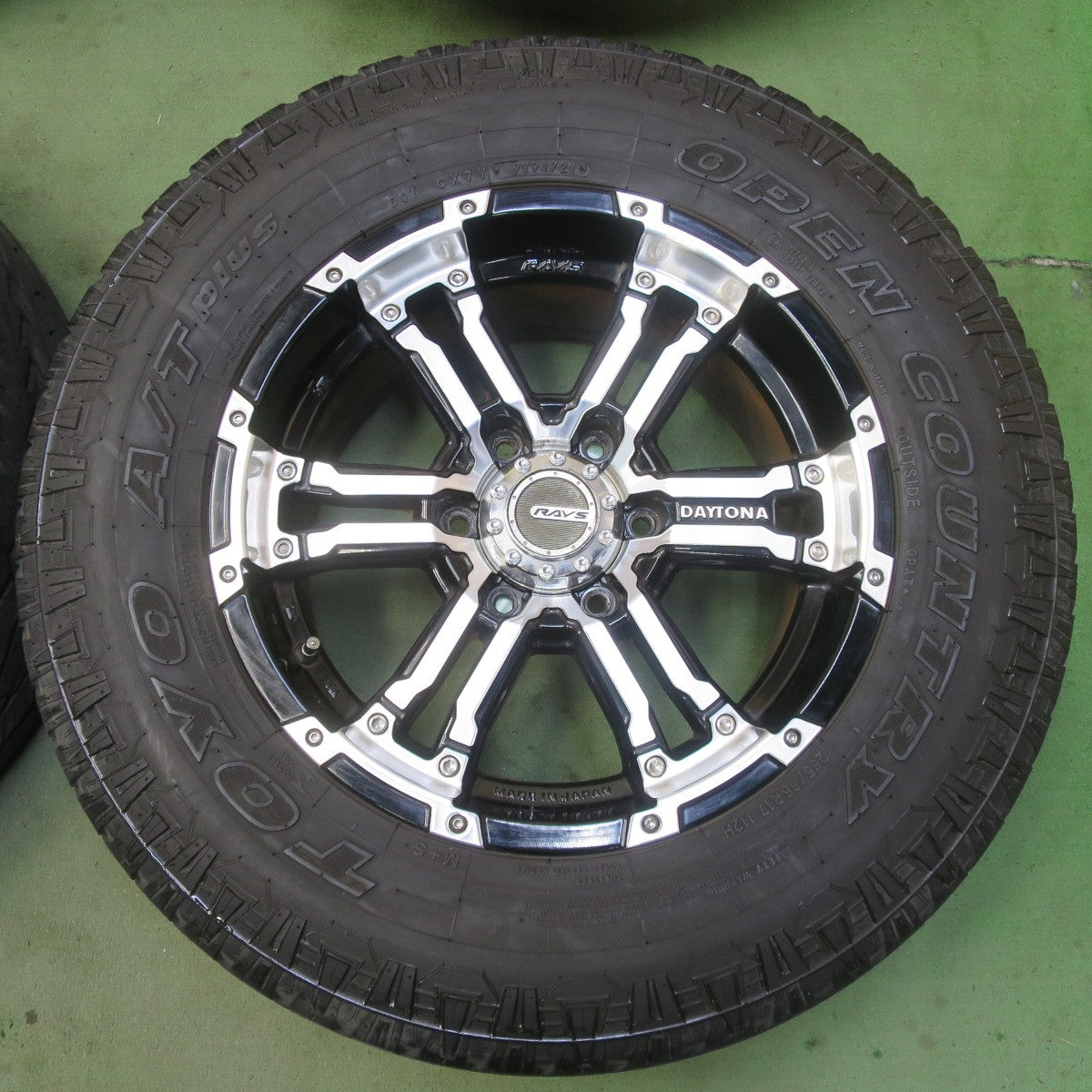 キレイ★RAYS DAYTONA FDX 265/65R17 トーヨー A/T プラス オープン カントリー レイズ デイトナ 17インチ PCD139.7/6H★6052704イノ